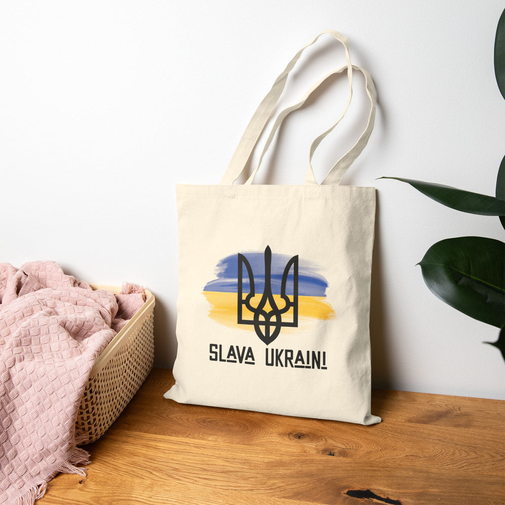 Slava Ukraini Tote Bag