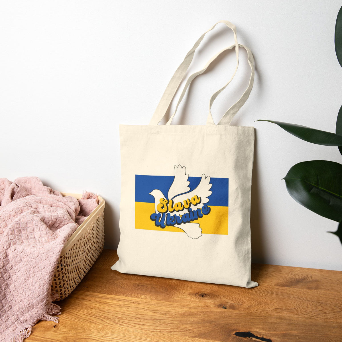Ukraine Dove Tote Bag