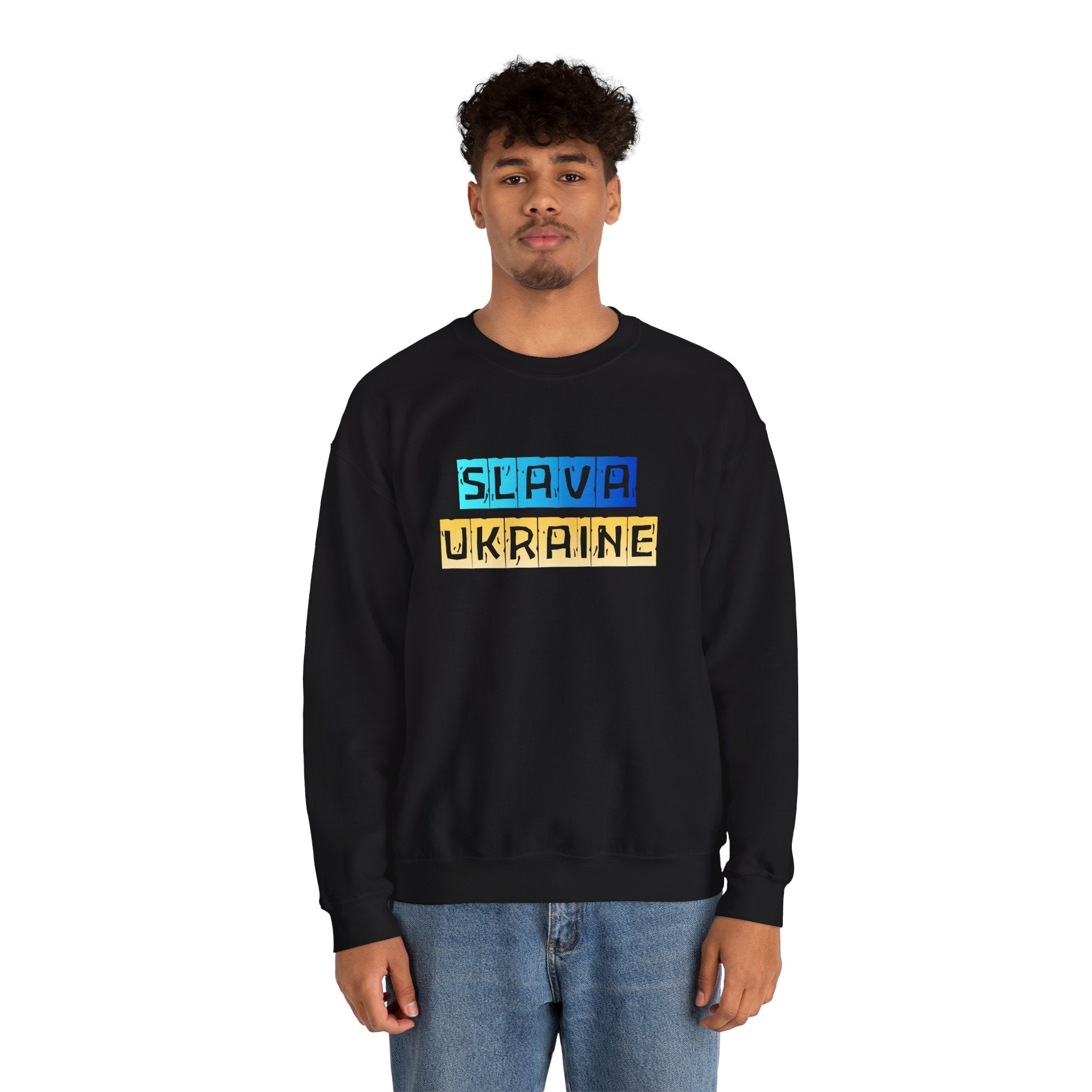 Slava Ukraine Crewneck Sweatshirt