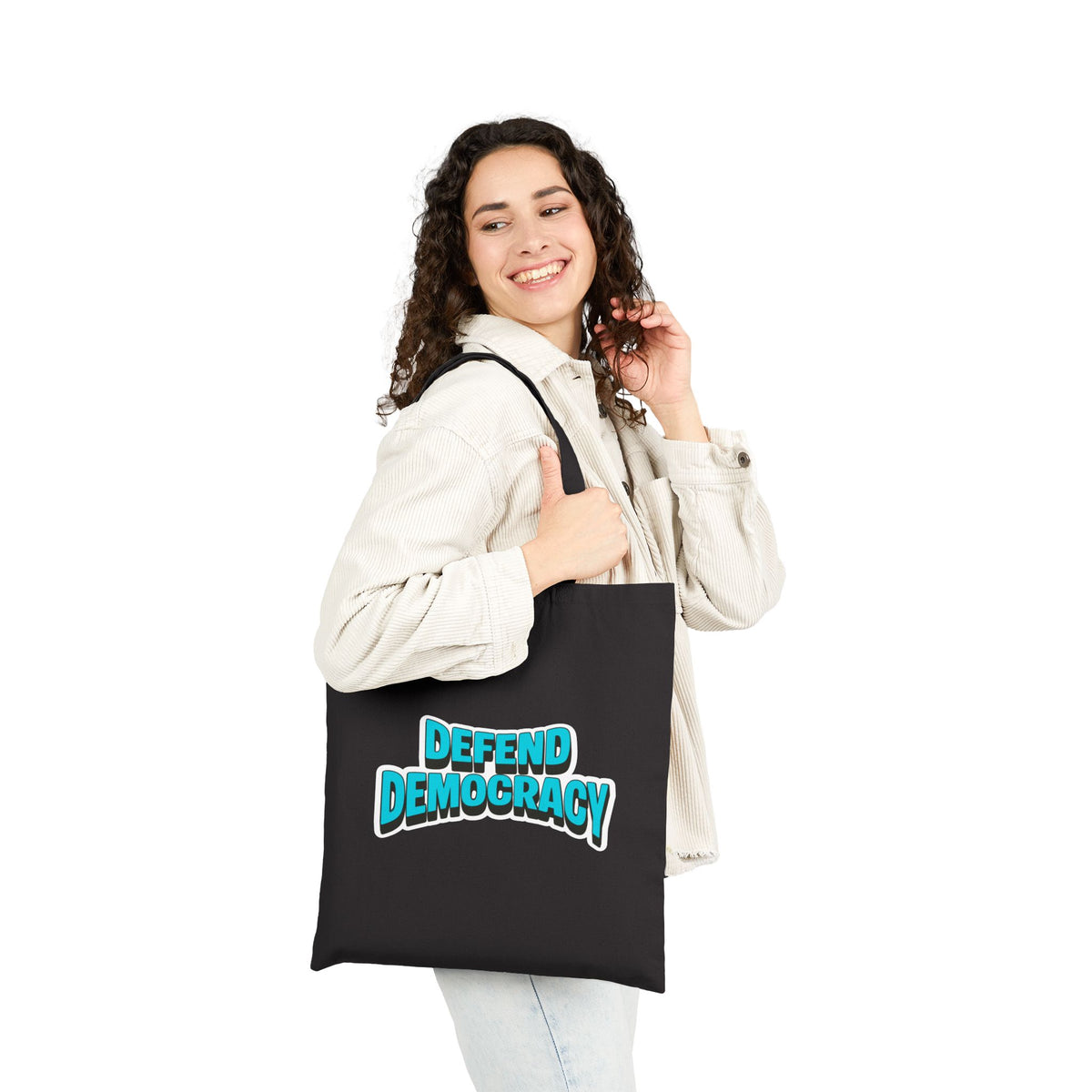 Defend Democracy Tote Bag