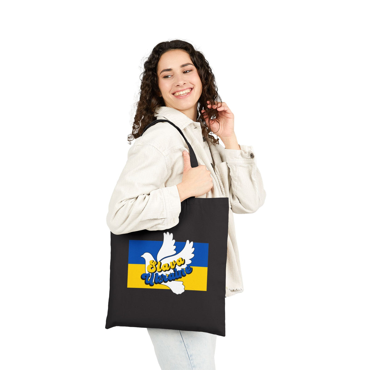Ukraine Dove Tote Bag