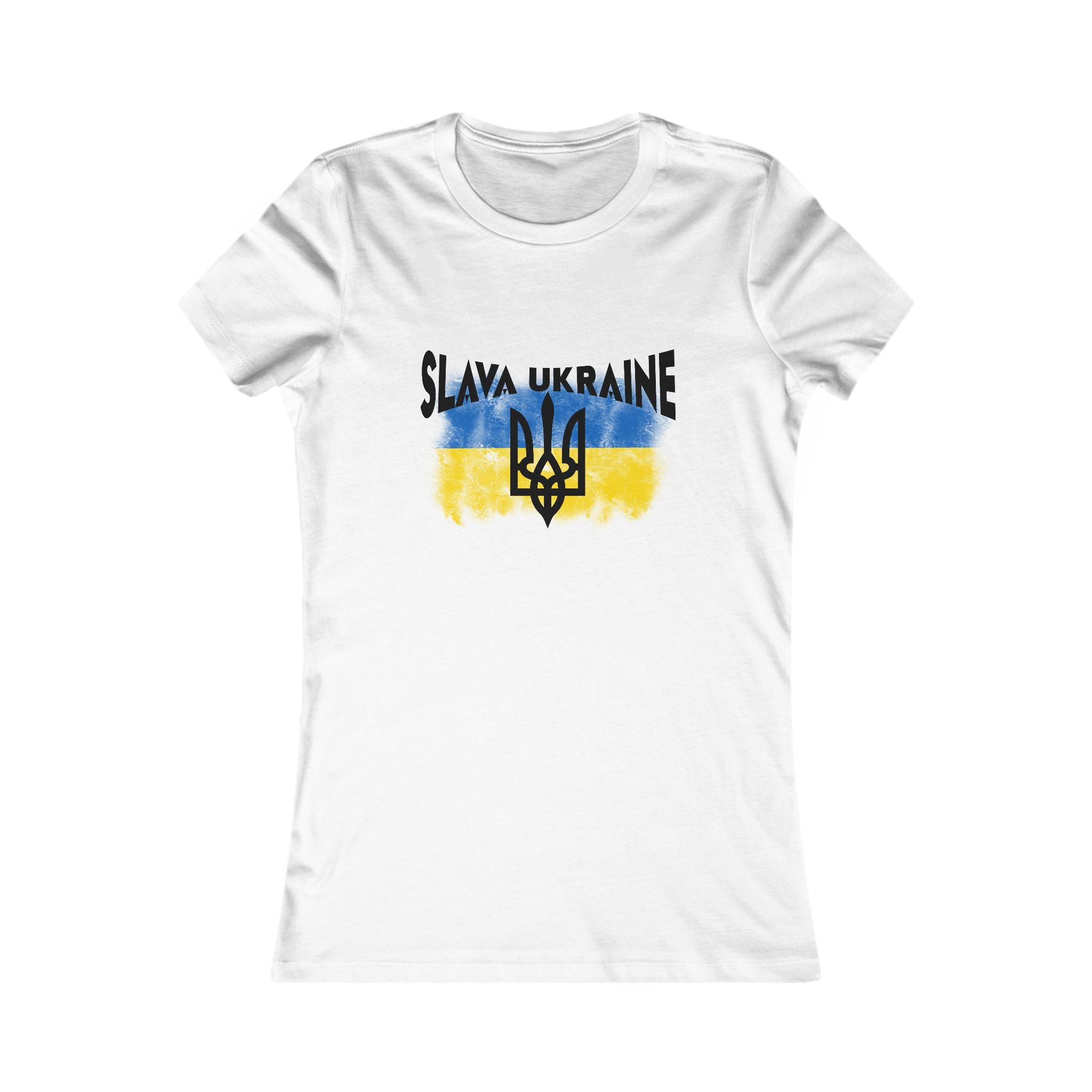 Slava Ukraine Flag Tee (Women's)