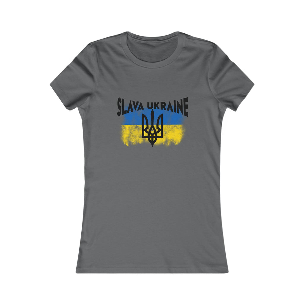Slava Ukraine Flag Tee (Women's)