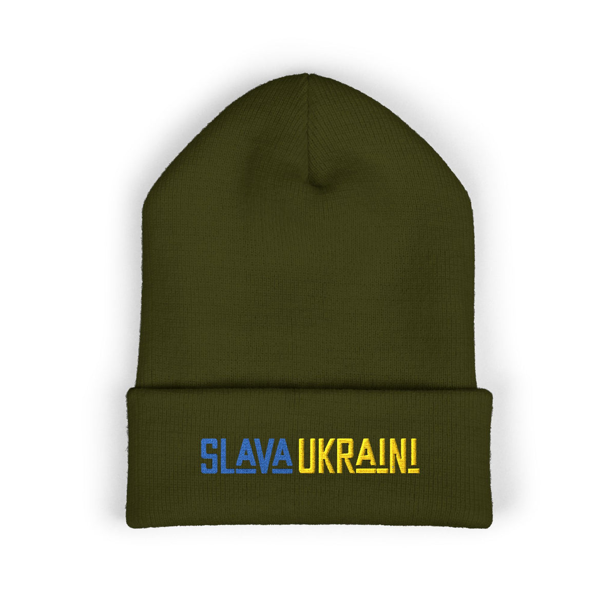 Slava Ukraini Classic Cuffed Beanie