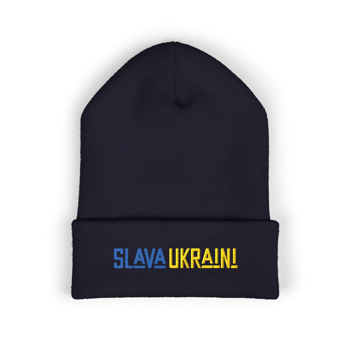 Slava Ukraini Classic Cuffed Beanie