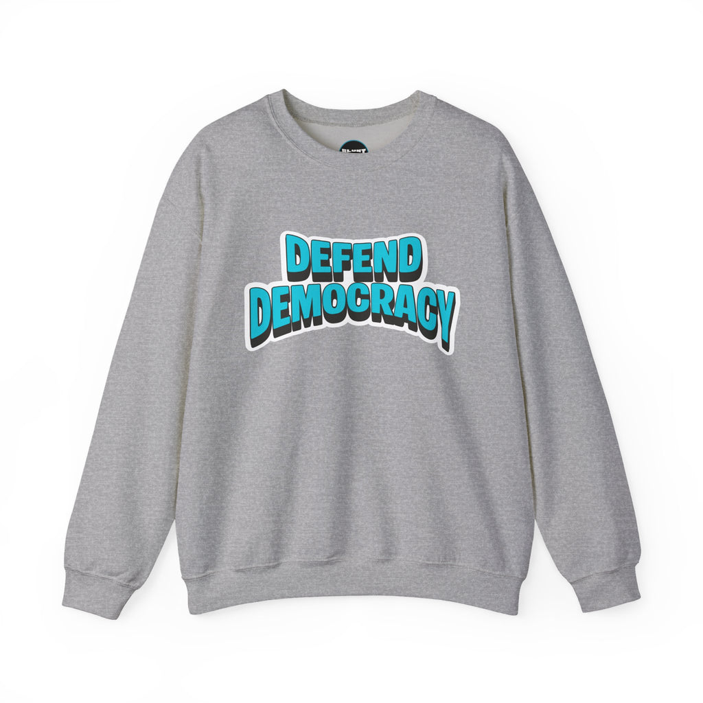 Defend Democracy Crewneck Sweatshirt