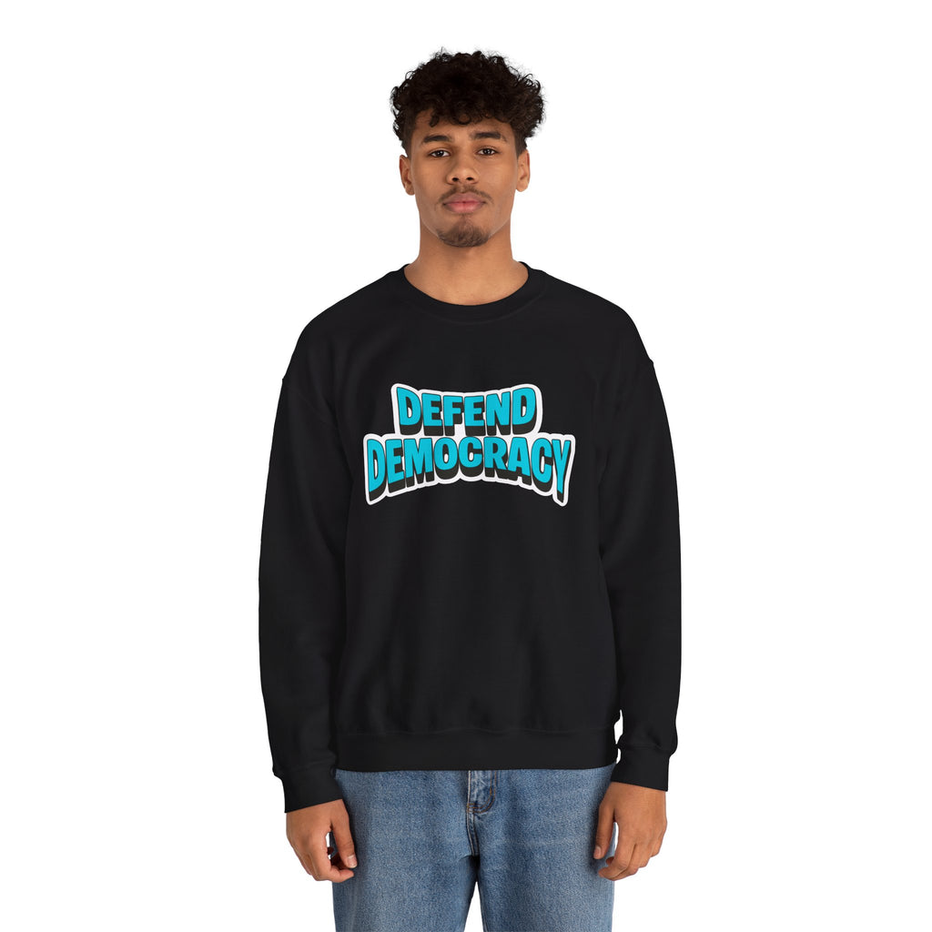 Defend Democracy Crewneck Sweatshirt
