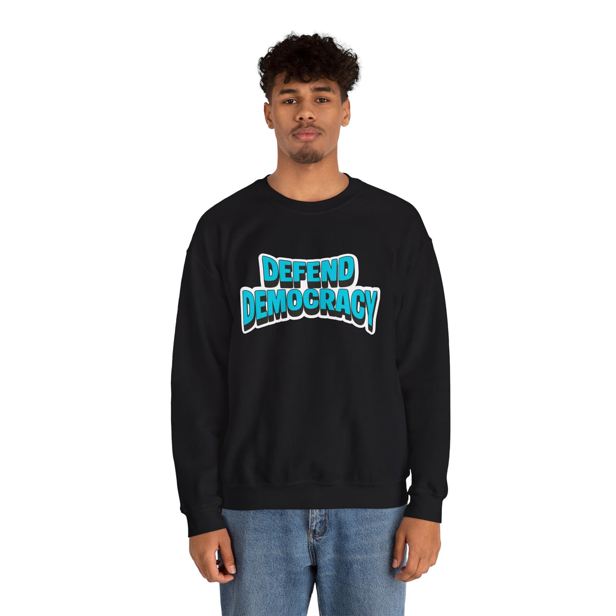 Defend Democracy Crewneck Sweatshirt