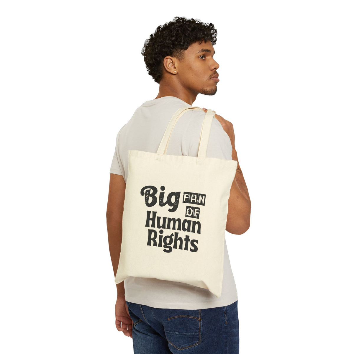 Big Fan of Human Rights Tote Bag