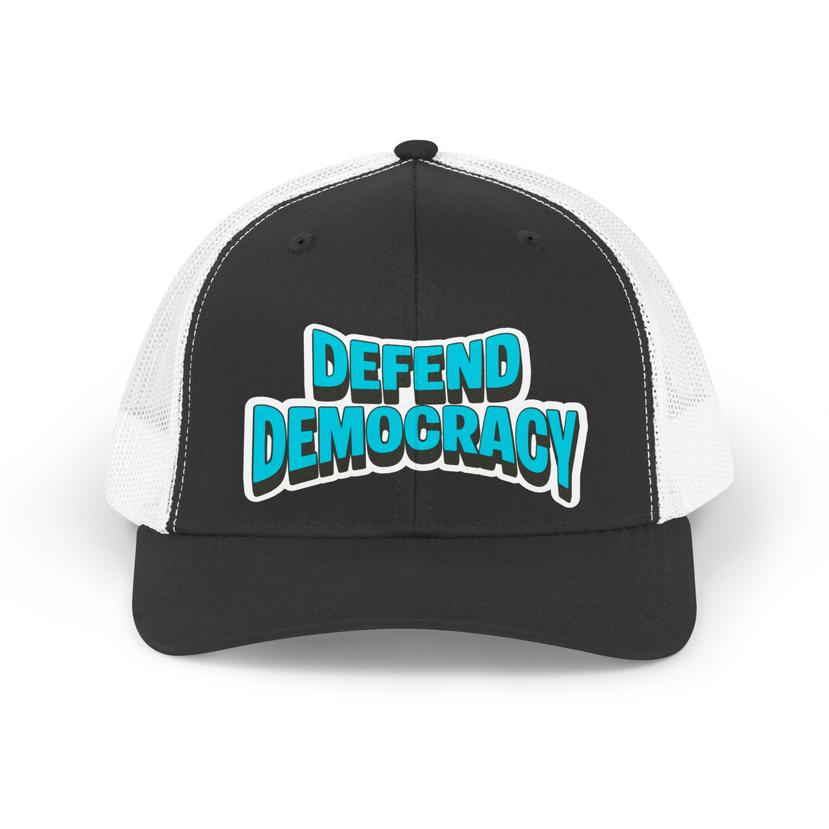 Defend Democracy Trucker Retro Hat