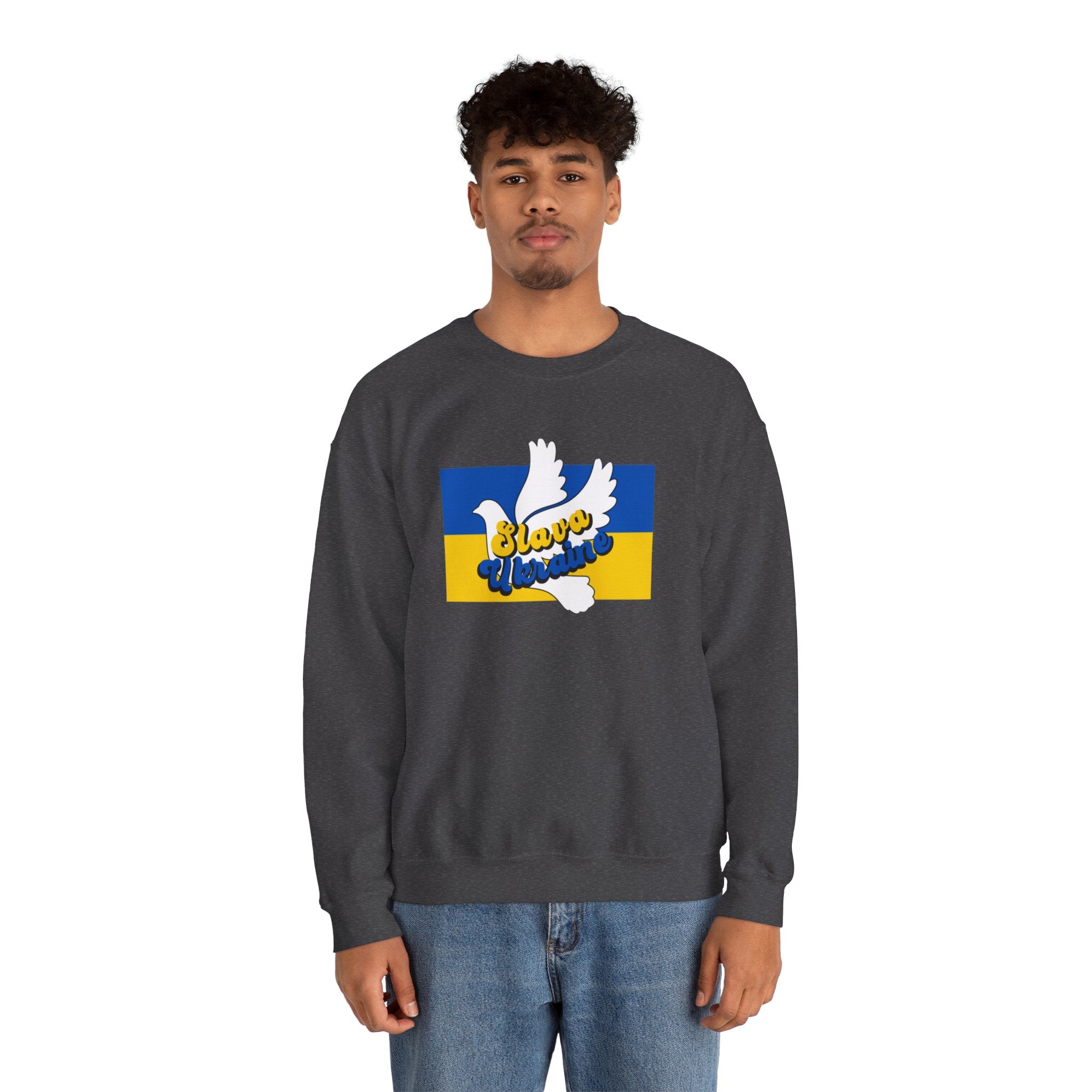 Ukraine Dove Crewneck Sweatshirt