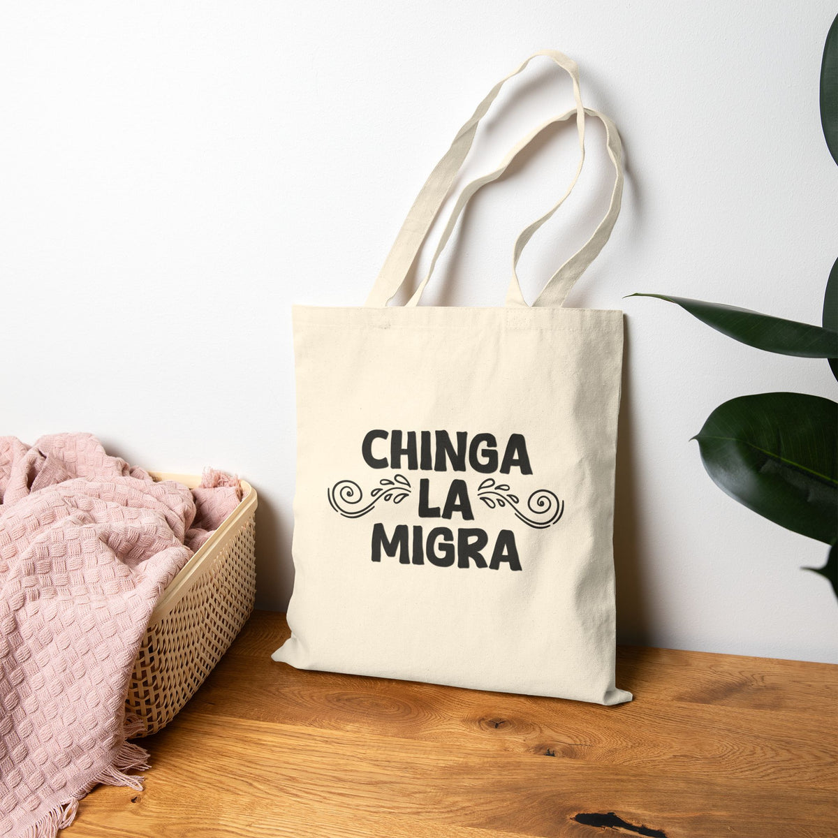 Chinga La Migra Tote Bag