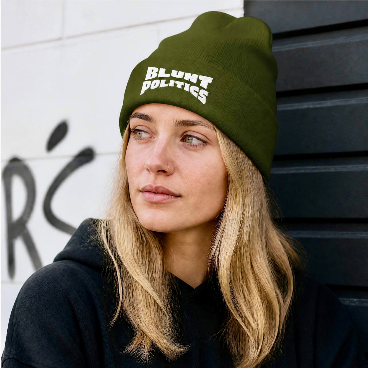 Blunt Politics Classic Cuffed Beanie