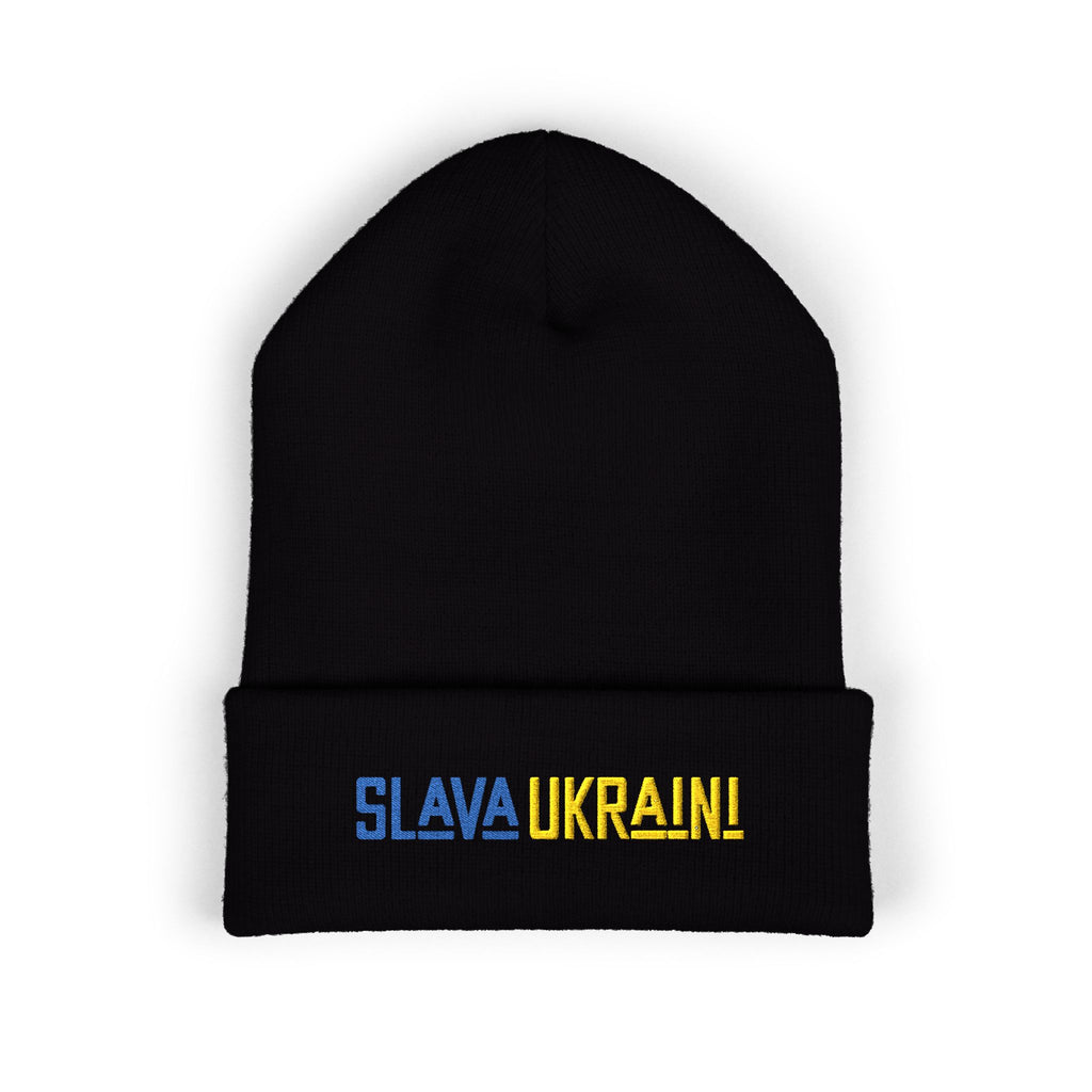 Slava Ukraini Classic Cuffed Beanie