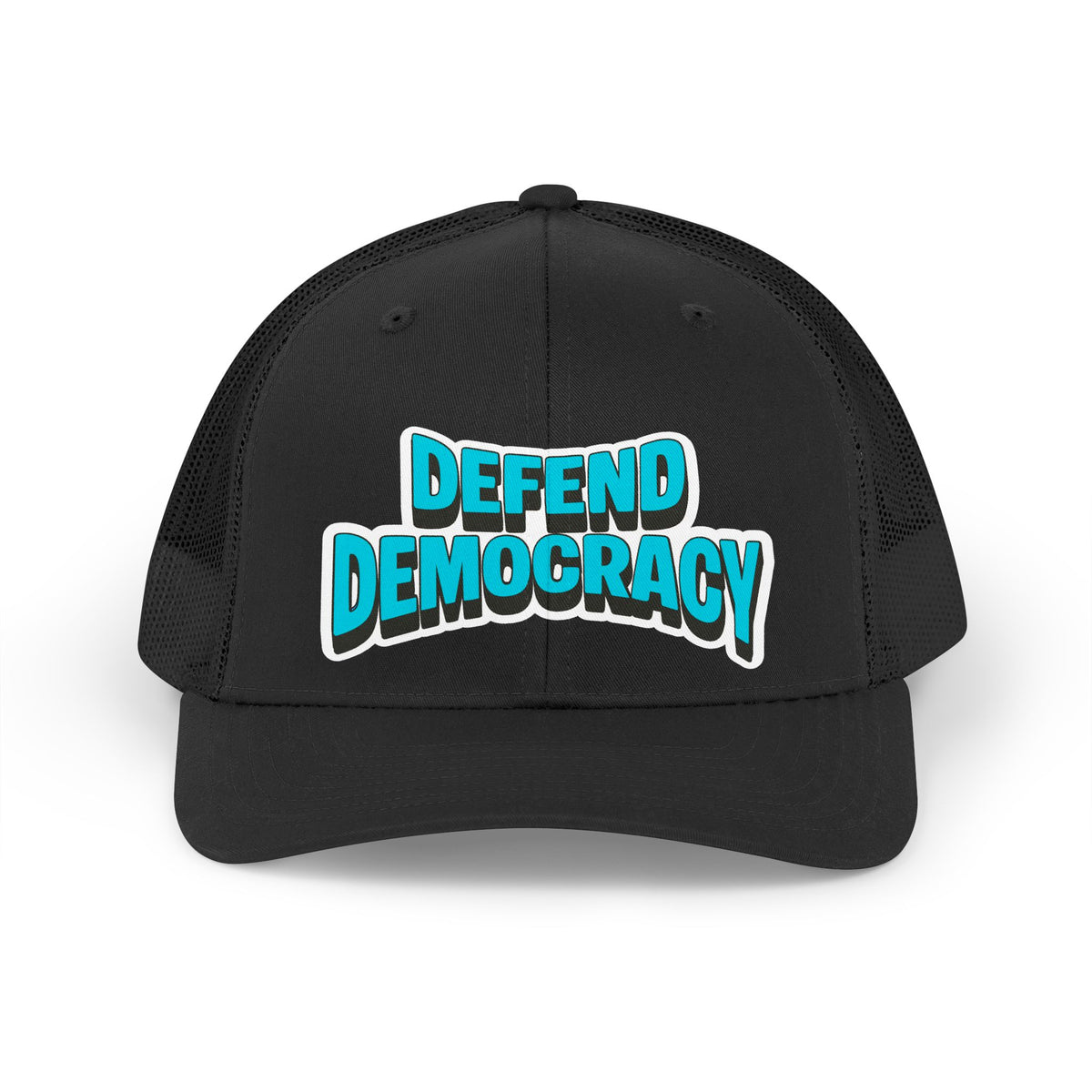 Defend Democracy Trucker Retro Hat