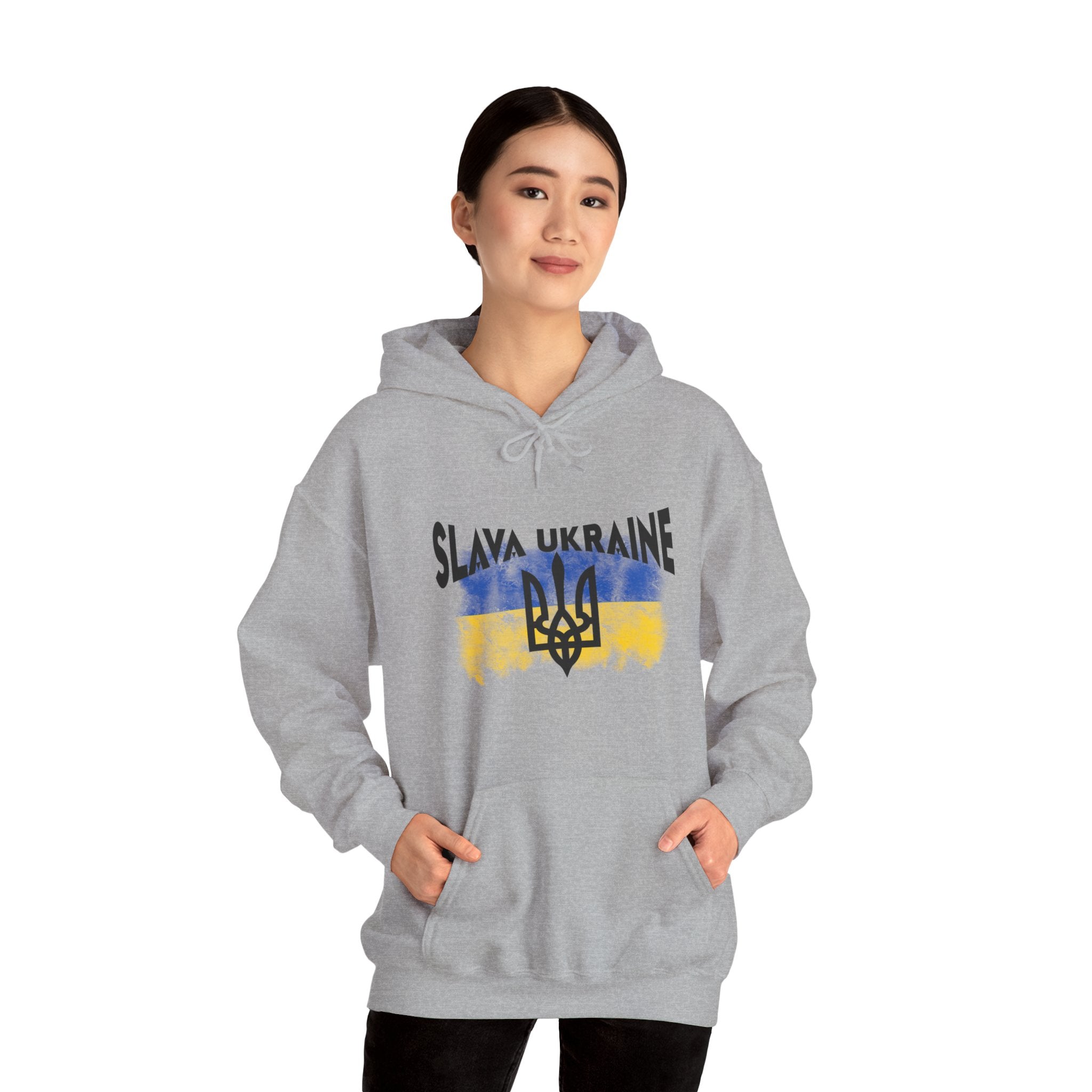 Slava Ukraine Flag Hoodie