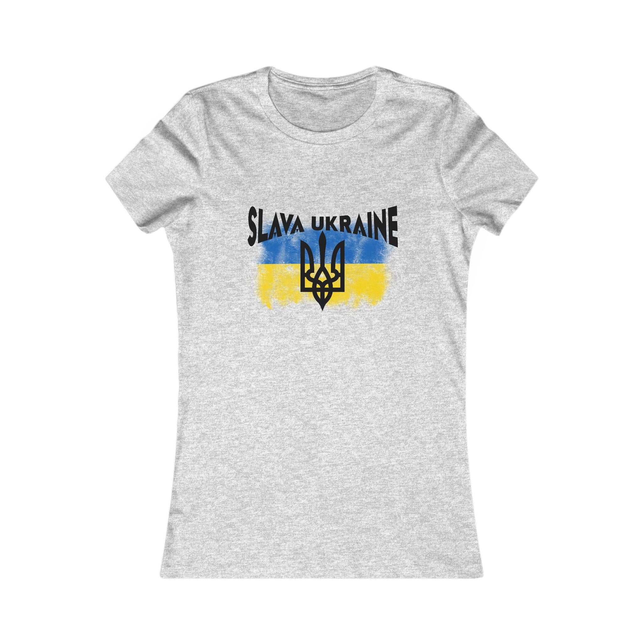 Slava Ukraine Flag Tee (Women's)