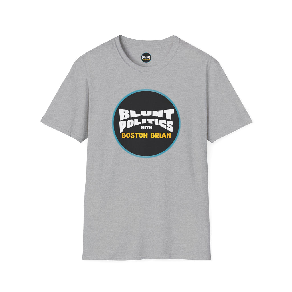 Blunt Politics with Boston Brian T-Shirt | Podcast Logo Tee